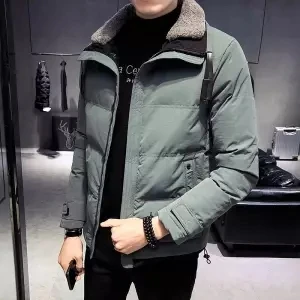 Толстый теплый зимний плащ куртка мужская повседневная Уличная Мужская куртка меховая парка модная ветровка мужские пальто - Цвет: as pic