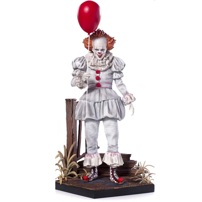 23 см стиль Стивен Кинг's It Pennywise Deluxe Edition фигурка ПВХ Статуя Коллекция игрушек подарки - Цвет: no box