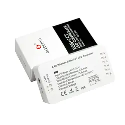 GLEDOPTO RGB + CCT Zigbee умный светодиодный светильник контроллер полосы 2ID DC12-24V умный дом работа Hue мост Amazon Alexa Echo