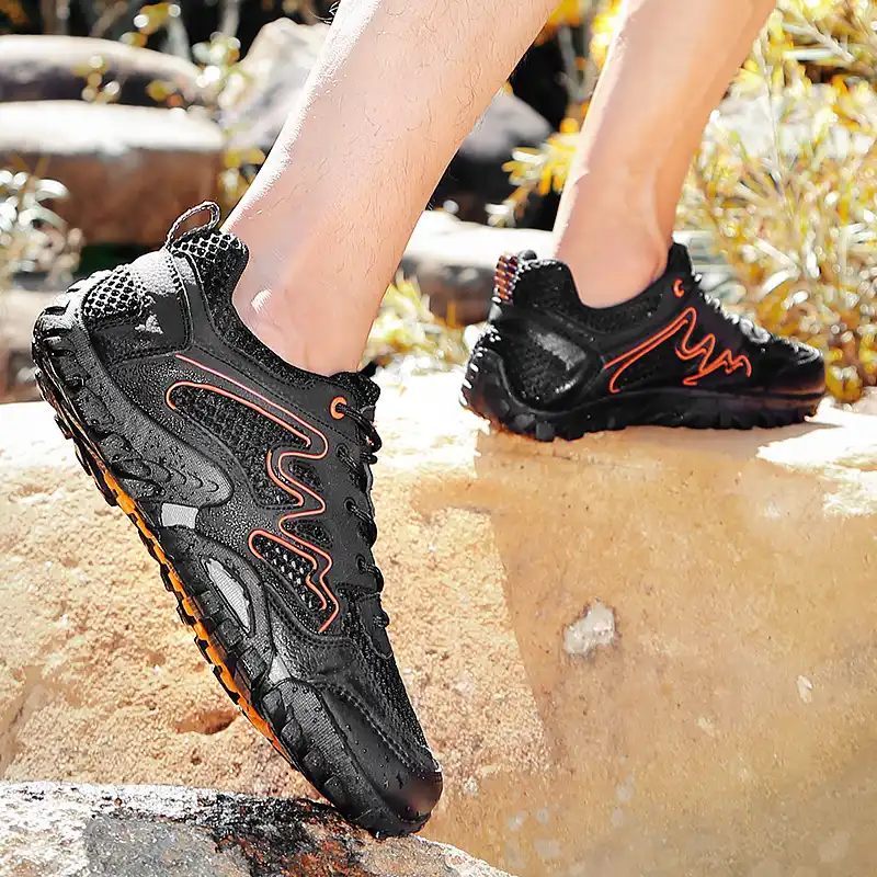 men's breathable mesh outdoor casual shoes