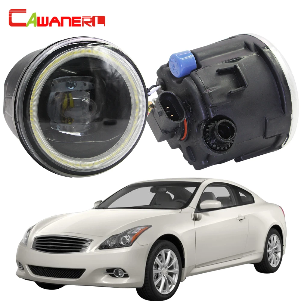 Cawanerl For Infiniti G G25 G37 Car 4000LM H11 LED Bulb Fog Light Angel