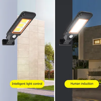 

Outdoor Solar Street Lamp Wall Light Spotlight Solar Power Integrated Human Body Induction LED Waterproof Easy Installation