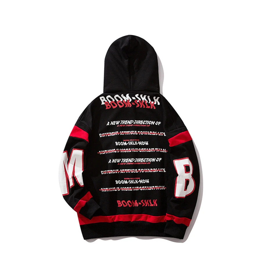 Толстовки мужские Харадзюку Цветные Лоскутные Печатные Пуловеры Толстовки уличная мода хип хоп с капюшоном топы мужское худи WG480