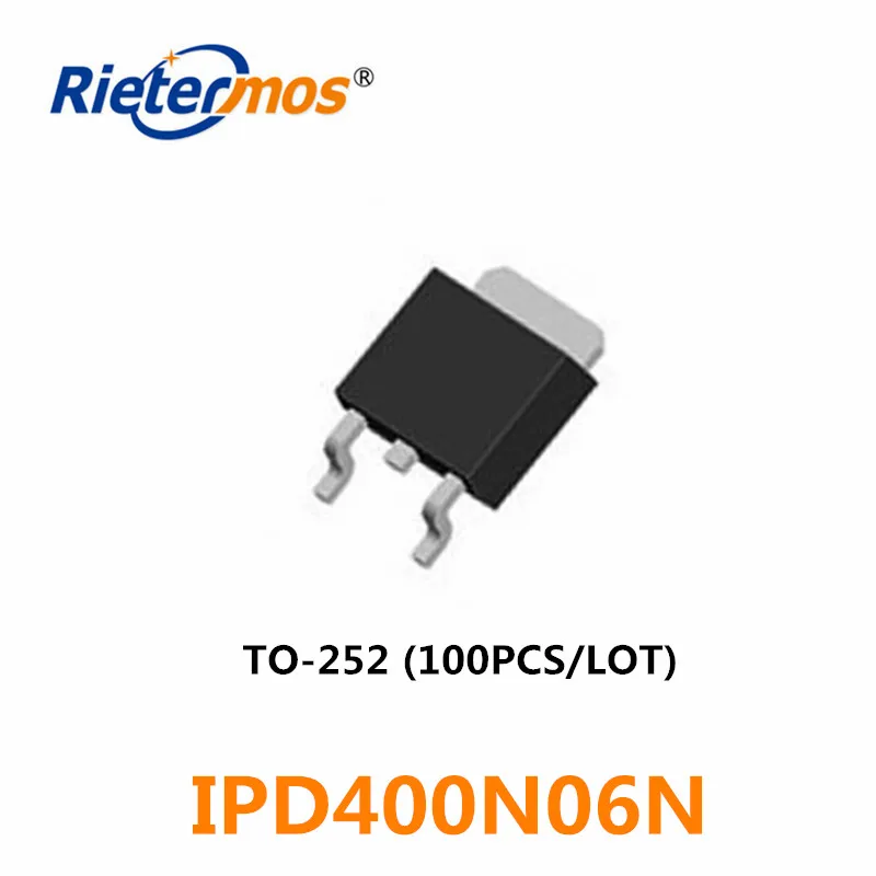 100 шт. N-CHANNEL 60 В IPD400N06N IPD400N06 400N06N 400N06 TO252 высокое качество