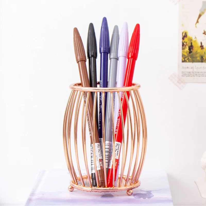 

Makeup Brushes Pencil Holder Pen Holder Multifunctional Storage Make Up Tools Nordic Ins Rose Gold Makeup Brushes Organizer