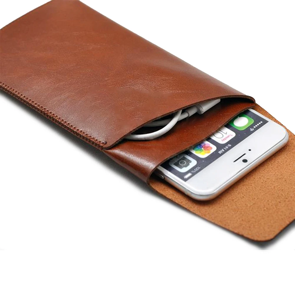 For iPhone 11 pro max microfiber leather double layer mobile phone bag with card slot For iPhone 11 5.8 \