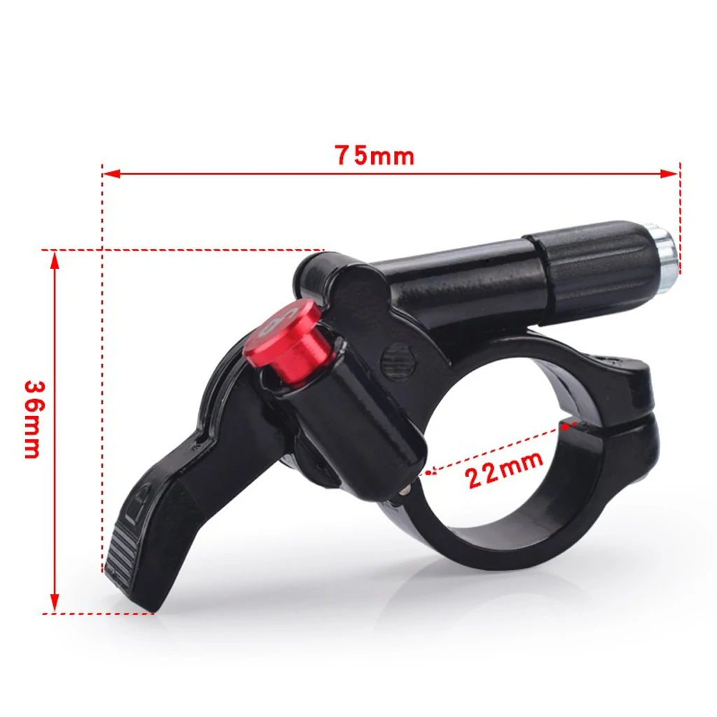 Bike Fork Remote Lock Lever Bicycle Front Fork Remoting Lever with Wire Tube