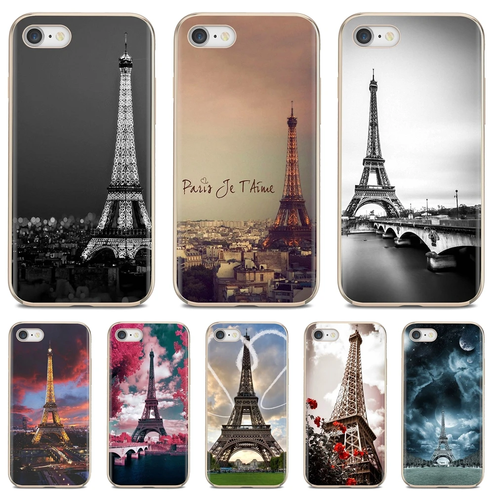 paris france eiffel tower Night Art Soft Case For Huawei P8 P9 P10 P20 P30 P Smart 2019 Honor Mate 9 10 20 8X 7A 7C Pro Lite | Мобильные
