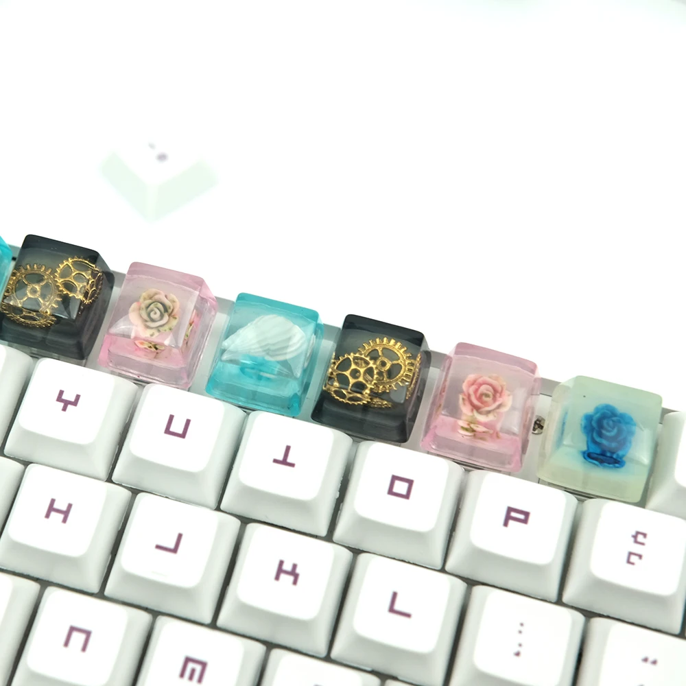 

Custom Mechanical Keyboard Keycaps Single Creative Art Personality Resin DIY ESC Key Caps For Cherry Mx Axis 3D Stereo Keycap