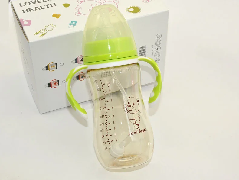 180 мл для ухода за младенцем, соска BottleBaby штаны на подгузник для младенцев без добавления бисфенола А широкий Калибр молочная бутылочка для кормления с противоскользящей ручкой для кормления
