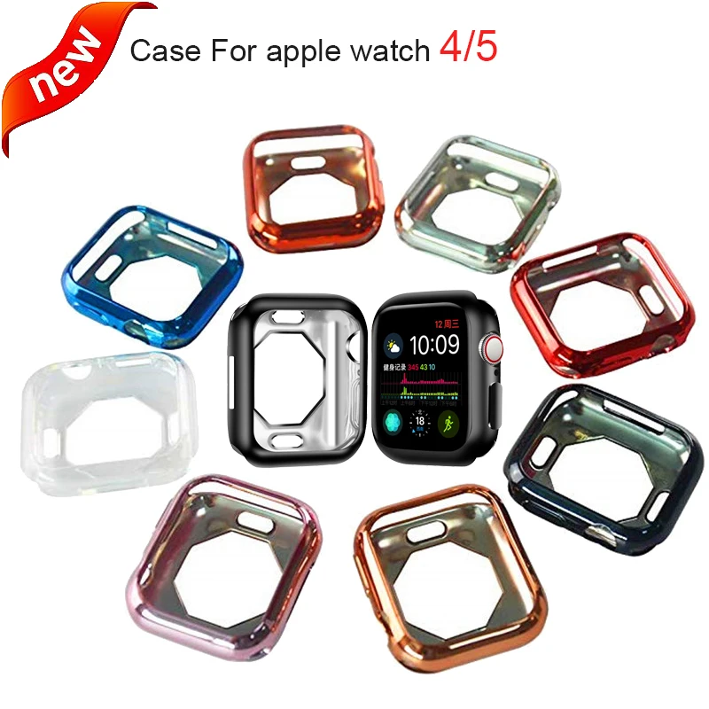 

Watch Cover case protector For apple watch 40/44mm serie 4/5 All-around protector Bumper shell For iwatch smart Watch Accessory