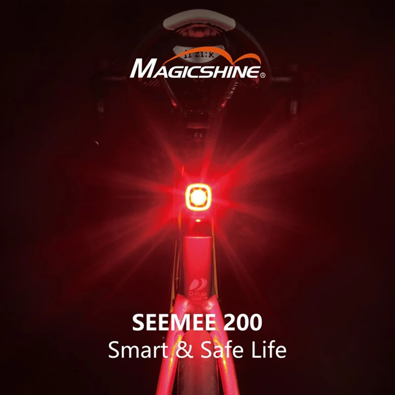 Новый светодиодный светильник для велосипеда MAGICSHINE seeee 200 с датчиком освещения