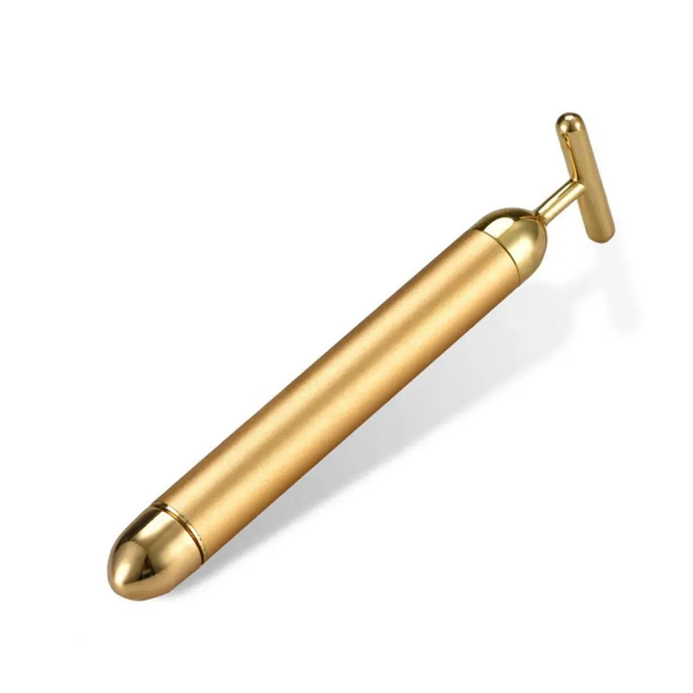 24k золотой массажер для лица массаж лица Инструменты для чувствительной кожи лица тяга туго Укрепляющий Лифтинг инструмент красоты