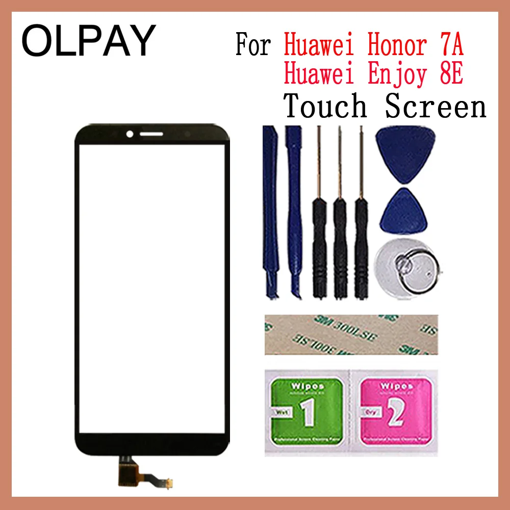 OLPAY 5," для huawei Honor 7A сенсорный экран дигитайзер для huawei Enjoy 8E ATU-AL10 Сенсорная панель Сенсорный экран сенсор переднее стекло