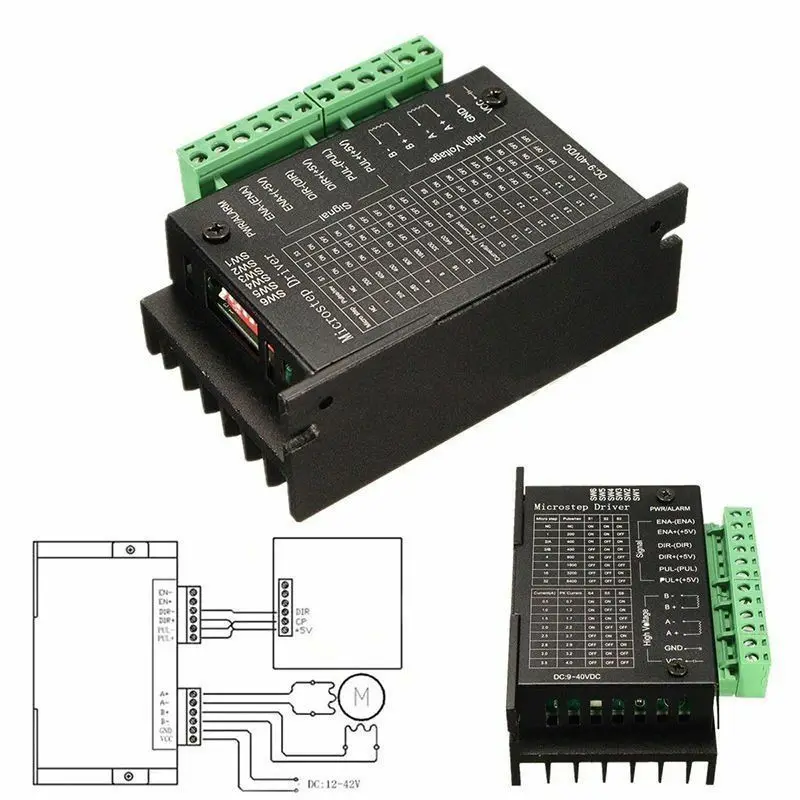 Последние 4A TB6600 одноосный Драйвер шагового двигателя контроллер для 57BYG250H двигателя