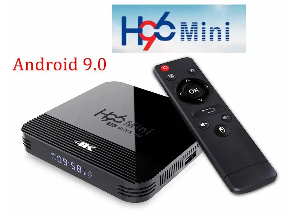 ТВ приставка H96 Mini H8 Android 9 0 1 + 8/2/16 ГБ 4K H.265 2 4 ГГц 0|ТВ-приставки и медиаплееры| |