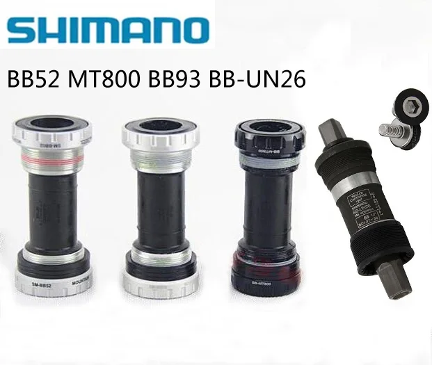 Shimano Bike Bottom Deore Xt Slx Sm 52 Mt800 93 Un26 Es25 68 73mm X 113 118 123 126mm Mountain Bracket Mtb Bicycle Parts Aliexpress Sports Entertainment