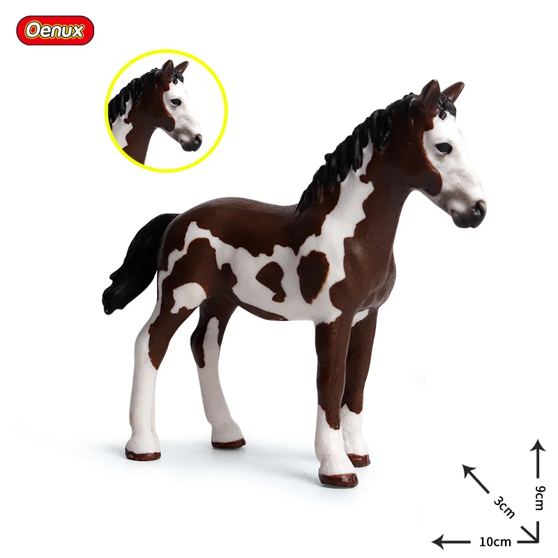 Детская сплошная имитация диких животных модель украшения маленькая лошадь пони модель игрушки Коллекционирование Подарки Модель игрушки
