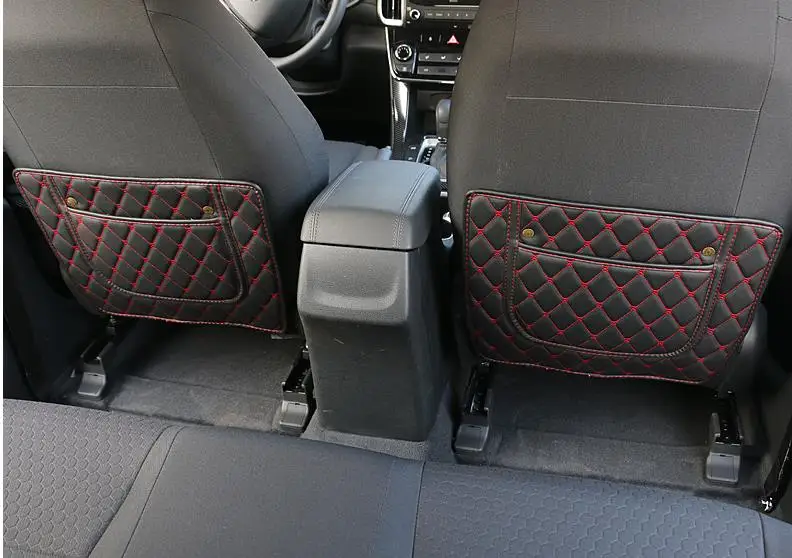Автомобильный Стайлинг для hyundai ix35, Автомобильный интерьер, полиуретановая защитная накладка на заднее сиденье, противоударный коврик, 3 шт