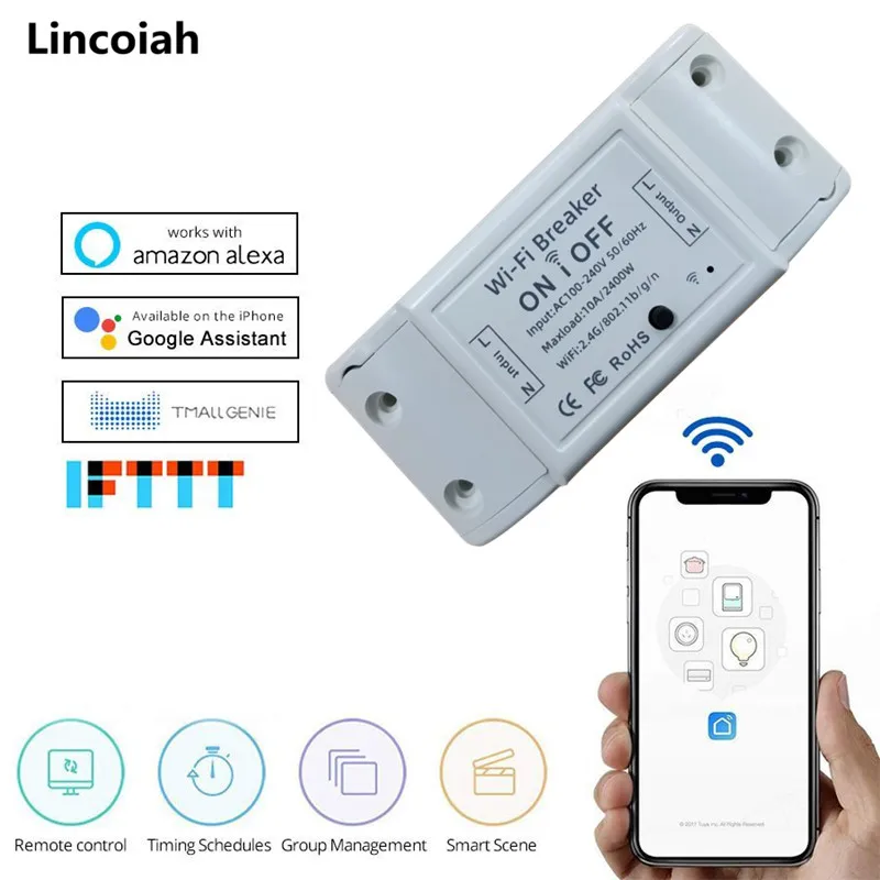 Универсальный таймер выключателя DIY WiFi с дистанционным управлением|Выключатели|
