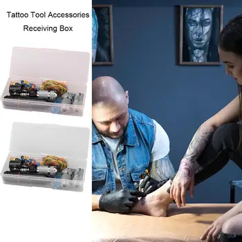 

Tattoo Blade Storage Box Excellent Plastics Embroidery Organizer Microblading Pen Plastic Container Small and Practical