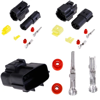 

1 set 1/2/3/4/6/8/10/12 Pin Way Waterproof Wire Connector Plug Car Auto Sealed Electrical Set Car Truck connectors