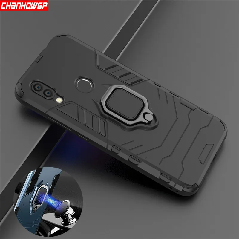 

Sports Armor Shockproof Case for Xiaomi Redmi 6 Pro redmi 6 Kickstand Cover For Redmi Note 6 note6 Pro Magnetic Car Holder Ring