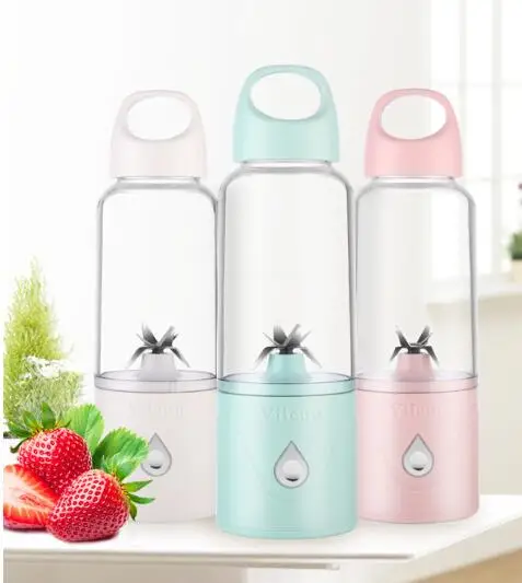 Portable mini 6 Blades Blender juicer Electric Mixer Blenders Fruit Extractor Food USB Maker Smoothie 9s quick juice 18,000 rpm