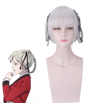

Anime Kakegurui Compulsive Gambler Momobami Kirari Cosplay Wig Women Synthetic Hair Halloween Party Role Play Costume Wigs
