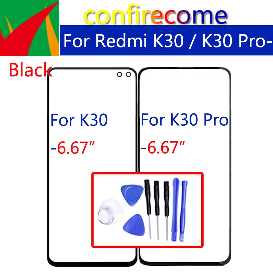 

Replacement For Xiaomi Redmi K30 Pro Touch Screen Panel LCD Front Outer Glass Lens