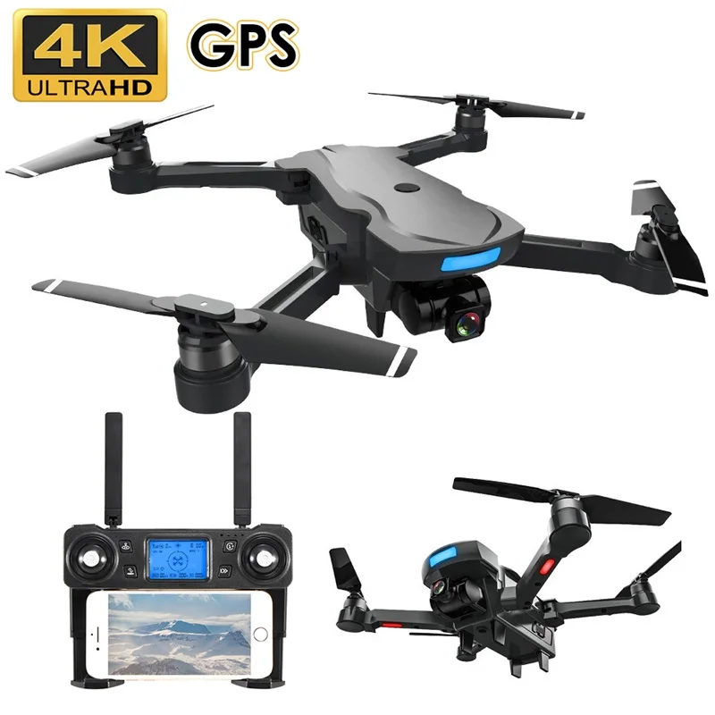 

Optical Flow Positioning RC Drone 4K HD Aerial Photography Remote Control Helicopter GPS Drones Folding Quadrocopter Kids Toys