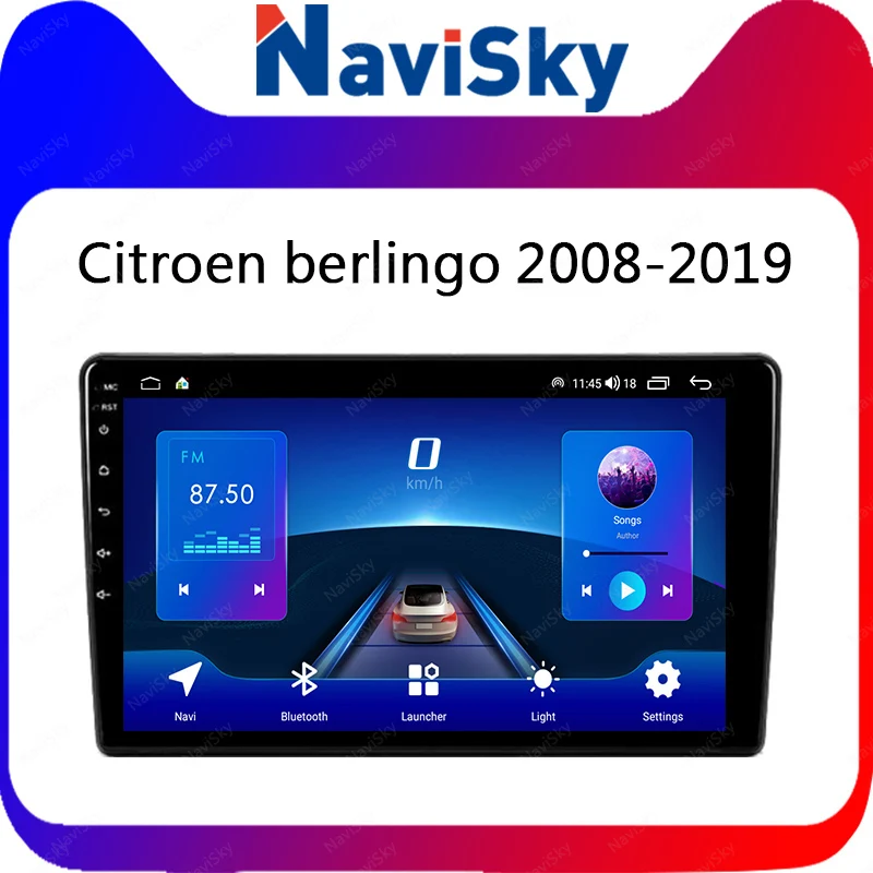 Автомагнитола Navisky на Android для Citroen Berlingo 2008-2019 мультимедийный видеоплеер с