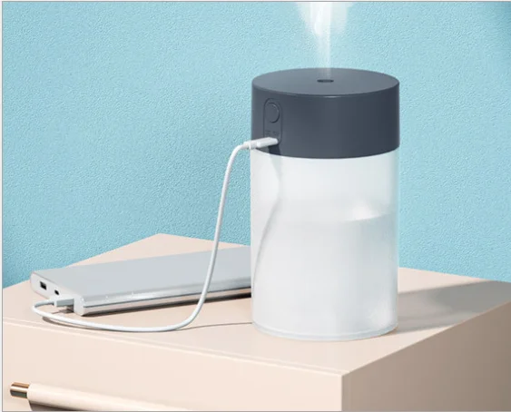 2022 260ML AirHumidifier Ultrasonic Mini Aromatherapy Diffuser Portable Sprayer USB Essential Oil Atomizer LED Lamp for Home Car