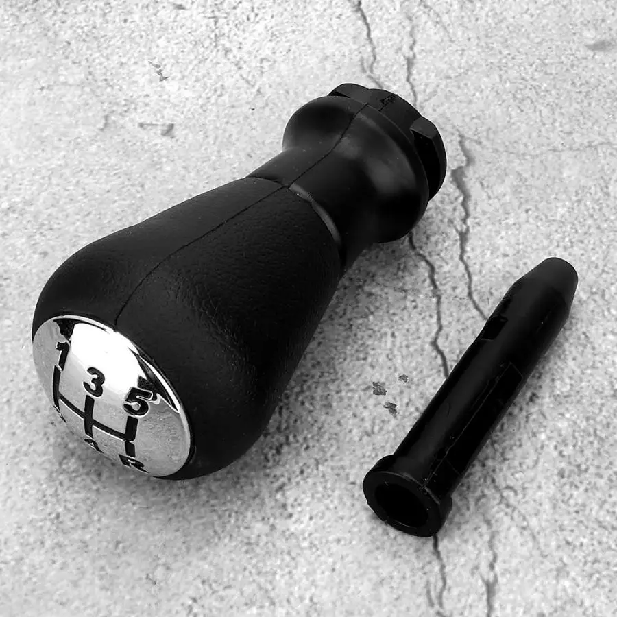 5 Speed Manual Car Gear Shift Stick Knob With Adapter Fit For Peugeot 106 206 306 406 806 107 car accessories