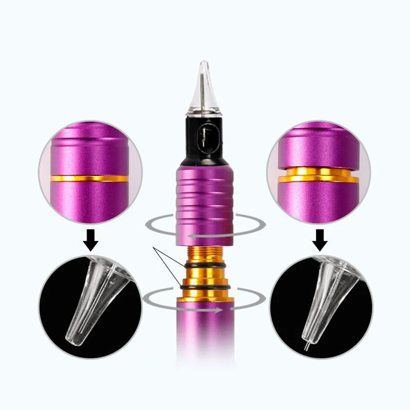 Tattoo Hybrid Tattoo Pen Rotary Tattoo Machine Needle Cartridges Em108