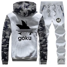 ##Special Price Men's Thick Fleece Hoodie Sweatshirt super Saiyan Dragon Ball Z Jacket+Pants 2 Piece Sets Winter Hoodies Warm Suit Men clothing ##Special Price Men's Thick Fleece Hoodie Sweatshirt super Saiyan Dragon Ball Z Jacket+Pants 2 Piece Sets Winter Hoodies Warm Suit Men clothing