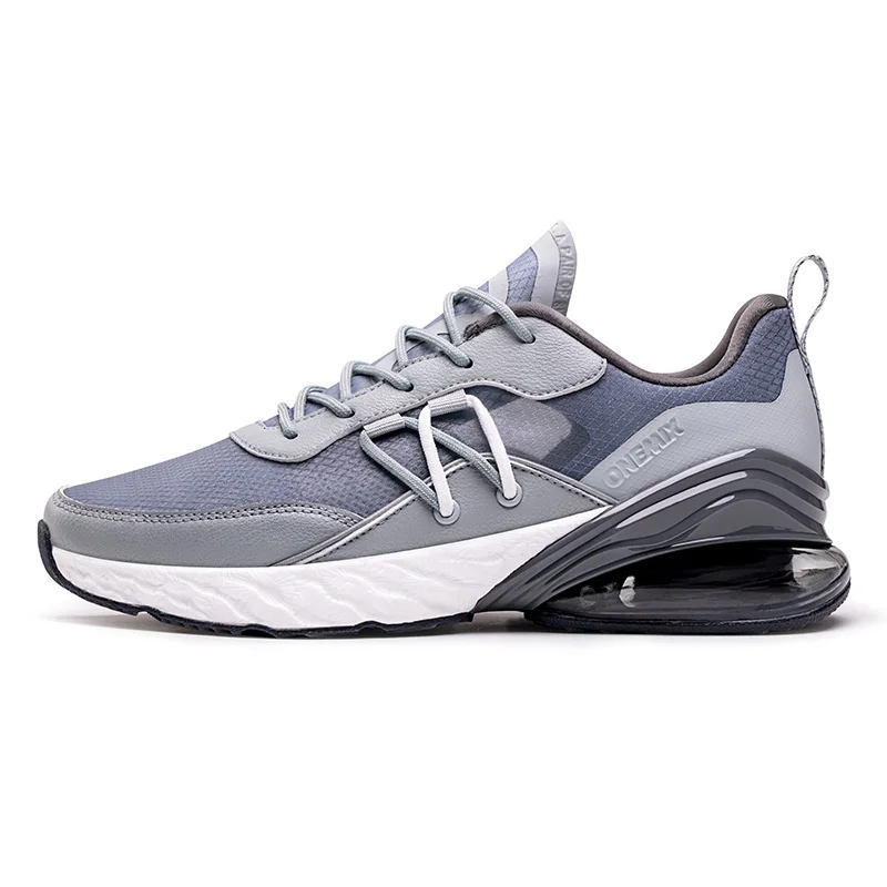 Blue Gray ONEMIX кроссовки для мужчин и женщин для прогулок на открытом воздухе удобные спортивные кроссовки Летняя мужская Спортивная дышащая обувь для бега - Цвет: Blue Gray