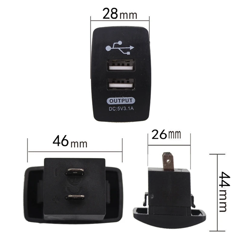 Универсальное USB Автомобильное зарядное устройство 3.1A USB Автомобильное зарядное устройство быстрое зарядное устройство для мобильного телефона быстрое зарядное устройство