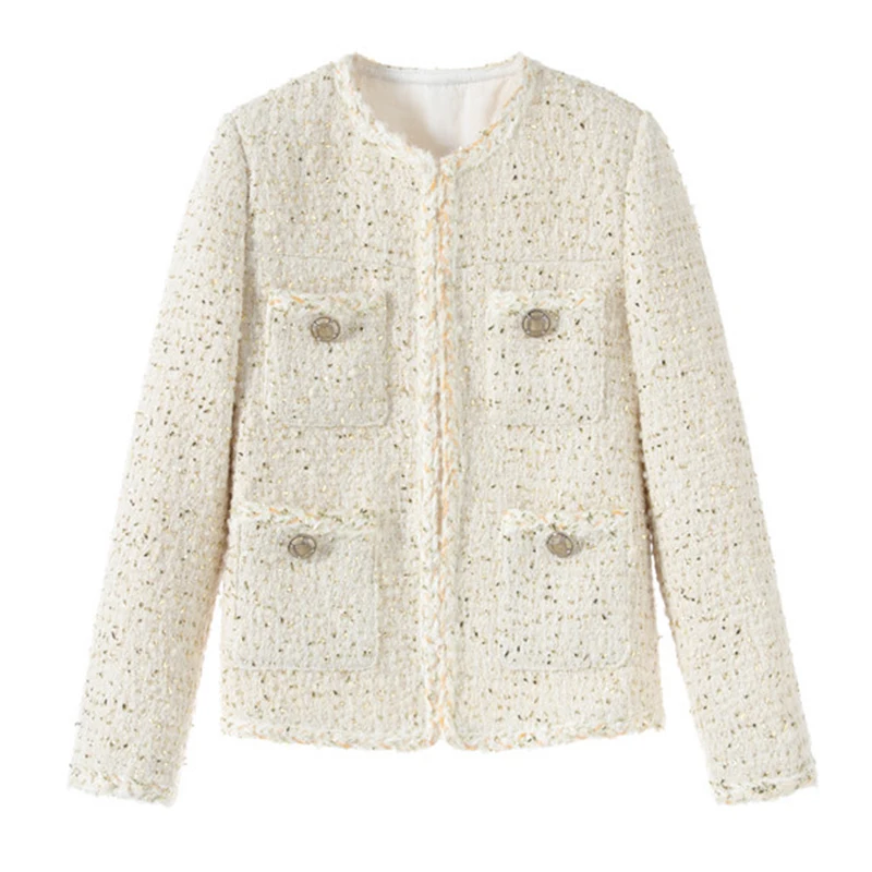 Женское пальто 2019 Осень Зима повседневное теплое шерстяное дамское офисное