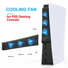 Drop Verzending Voor PS5 Usb Externe Host Koeling 3-Fan Verticale Stand Digitale Editie Optische Drive Versie Ultra Hd