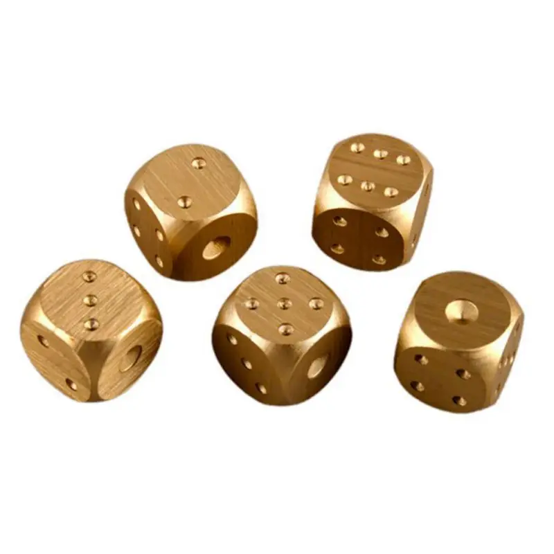 Aluminum Alloy Metal Dices Set Whisky Dice Stones Ice Cubes Bucket Reusable Keep Wine Chilling Poker Party Dice Accessories 5pcs ice cubes whiskey stones