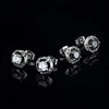 New Classic stainless steel men Ear studs  sunshine boy personality Ear Jewelry Round shape Zircon Earring For male Holiday gift 3