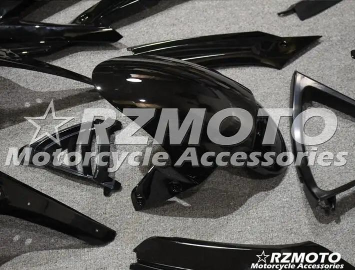4 подарки инжектор ABS мотоцикл обтекатели комплект подходит для Triumph Daytona 675R 675 2009 2010 2011 2012 09 10 11 12 черный глянцевый