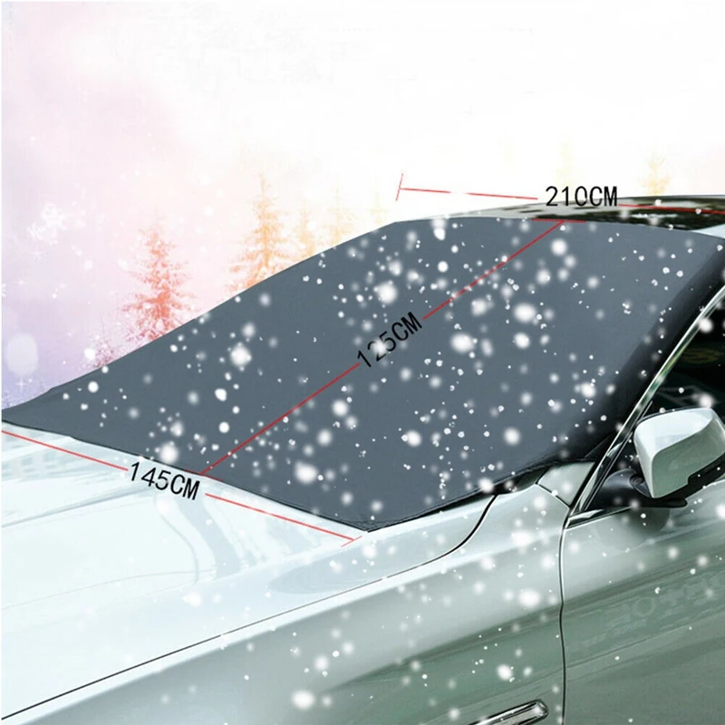 New Magnetic Car Windshield Snow Cover Winter Ice Frost Guard Sunshade Protector