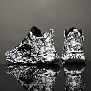 

Trend shoes camouflage men's shoes increased basketball large size sports shoes students wild high-top shoes blade running shoes