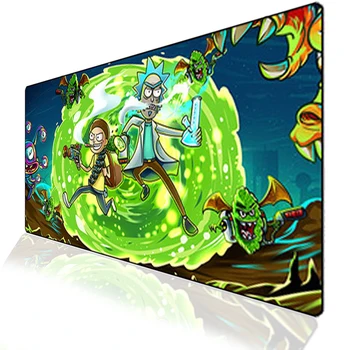 

Mouse Pad 600*300mm Gaming Computer Player Anime Rick Morty Natural Rubber Anti-slip Keyboard Desktop Notebook Mousepad Muismat