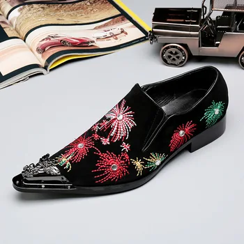 

Tenis Casual Shoes Men Genuine Leather Japanese Style Pointed Steel Toe Shoes Man Loafer Full Grain Leather Cow Leather Slip-on