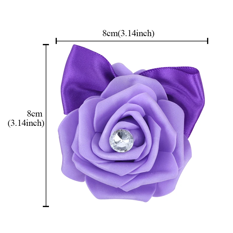 Bridesmaid Silk Flower Bracelet Wedding Corsage Bracelet Polyester Ribbon  Rose Hand Flower Bridel Gift Wrist Corsage Accessories - AliExpress