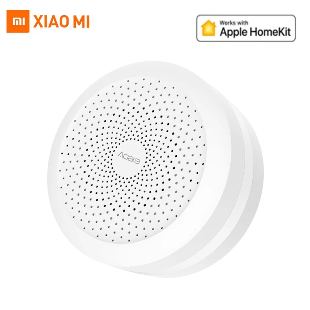 Оригинальный Xiaomi Mijia Aqara Hub Mi Gateway с RGB светодиодным ночным освещением для работы