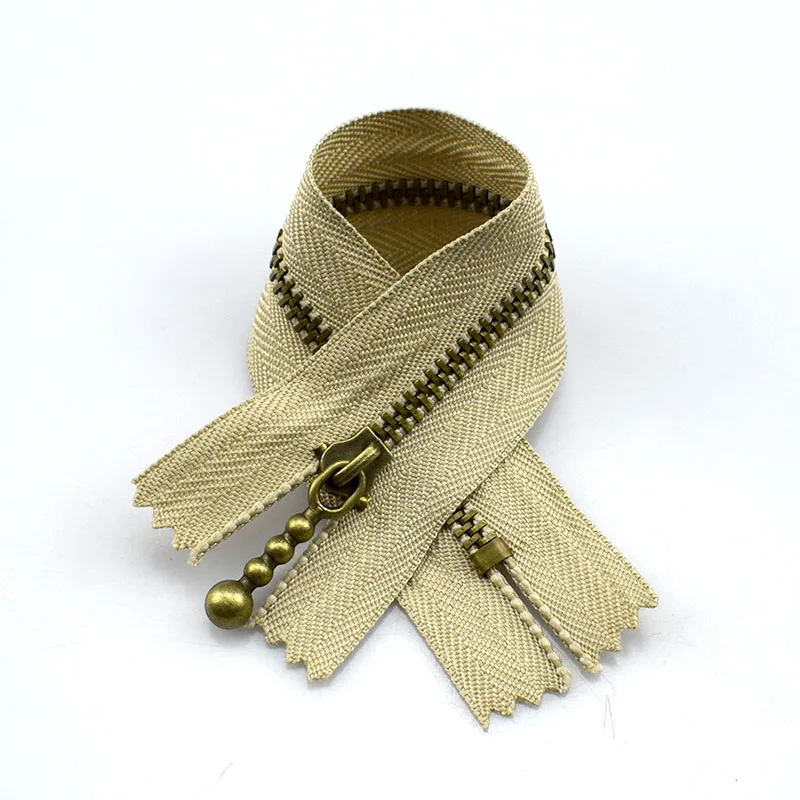 khaki 10 шт. Meetee металлические застежки-молнии 15/20 Вт, 30 Вт, 40 см 3# молнии с закрытым концом молнии Бронзовый набор «сделай сам» для пошива сумок из джинсовой ткани, Костюмы по индивидуальному заказу Ремесло АКСЕССУАРЫ - Цвет: khaki